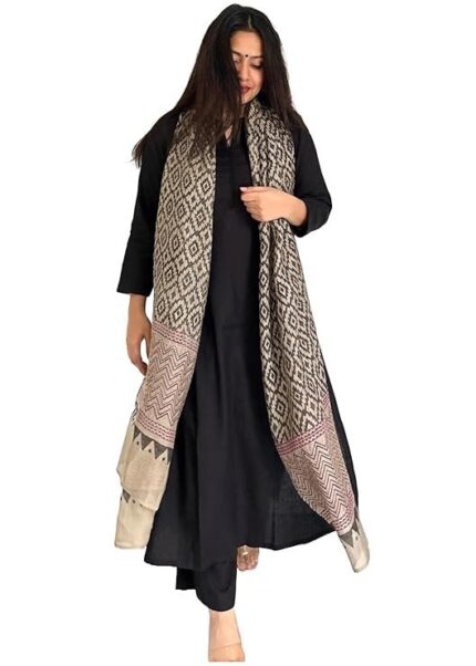 Women's Rayon Blend Floral Straight Kurta with Pant & Dupatta
